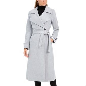 Calvin Klein Belted Wrap Coat